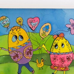 Автор: Марія Ларіонова. Виставка «Сонячний Великдень-2017», 8.04 – 6.05.2017 р.