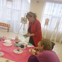 Фото з майстер-класу із писанкарства (гусяче яйце) від Олесі Токарської