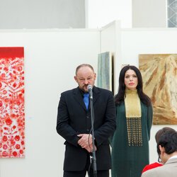 Дмитро Стус та Влада Литовченко на Міжнародному культурно-просвітницькому проекті «Нас єднає Шевченкове слово», 10.03.2017 р.