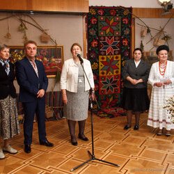 Відкриття виставки «Мистецтво одного села», Національний музей літератури, 8 вересня 2017 р. 