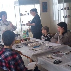 Фото з майстер-класу із писанкарства від Зої Сташук