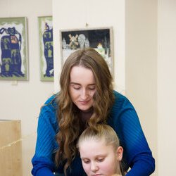 Фото з майстер-класу «Ангелик з тканини», Анастасія Горобець
