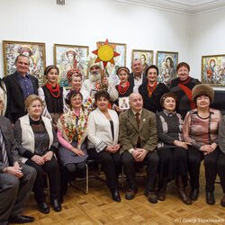 Виставка ікон О.Охапкіна «Від криниці родоводу» в Музеї Гетьманства, 10 січня 2019 р.