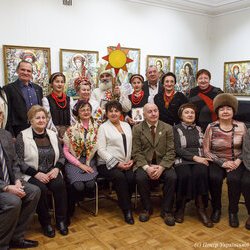 Виставка ікон О.Охапкіна « Від криниці родоводу » в Музеї Гетьманства, 10 січня 2019 р.