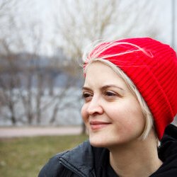  Олена Курта на створенні Алеї Щастя, 18 березня 2017 р.