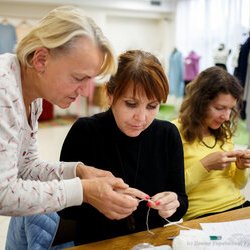 Фото з майстер-класу «В'язання гачком мотиву ірландського мережива для початківців», Надія Мельничук