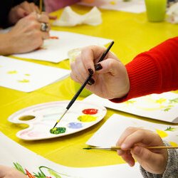 Фото з майстер-класу «Петриківський розпис», Наталія Морозова