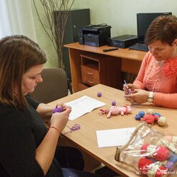 Фото з майстер-класу із в'язання брелків-тваринок, Олена Васильєва