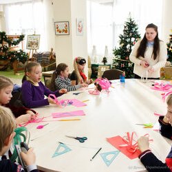 Фото з майстер-класу «Новорічні кулі з паперу своїми руками», Марія Кривець