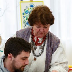 Фото з майстер-класу із писанкарства, Зоя Сташук