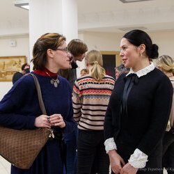 Відкриття виставки «…ЯК СОНЦЕ ЗАСТИГЛО У РАМІ», 9 лютого 2018 р.
