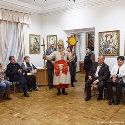 Виставка ікон О.Охапкіна «Від криниці родоводу» в Музеї Гетьманства, 10 січня 2019 р.