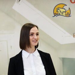 Олеся Вершигора на закритті виставки «Тепла осінь», 29.10.2016 р.