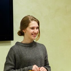 Фото з інтерактивної лекції для дітей про сучасне мистецтво, Інна Ковбасинська