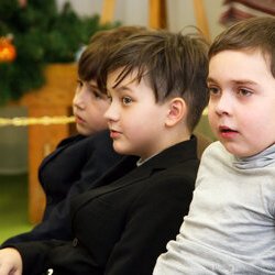 Фото з презентації дитячих новорічних книжок. Видавництво «Братське»