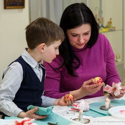 Фото з майстер-класу із писанкарства «Хвостики ластівки», Тетяна Коновал