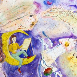 Автор: Анастасія Пелих. Виставка «В душі я літаю», 23 - 25.12.2016 р.