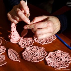 Фото з майстер-класу із в'язання гачком ірландського мережива, Наталія Дмитренко