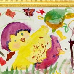 Автор: Кіра Бацак. Виставка «Сонячний Великдень-2017», 8.04 – 6.05.2017 р.