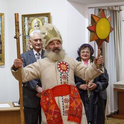 Виставка ікон О.Охапкіна «Від криниці родоводу» в Музеї Гетьманства, 10 січня 2019 р.