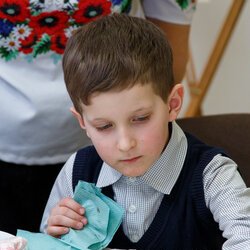 Фото з майстер-класу із писанкарства «Хвостики ластівки», Тетяна Коновал