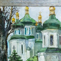 Автор: Ірина Діброва. Виставка живопису «Пейзажна Україна», 20.01 – 4.02.2017 року. 