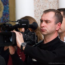 Андрій Сидорович на відкритті виставки «Ukrainian art is the Best», 1.11.2016 р.