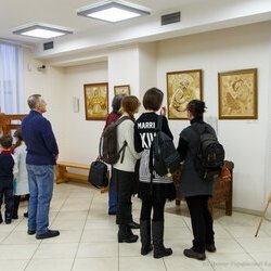 Відкриття виставки «…ЯК СОНЦЕ ЗАСТИГЛО У РАМІ», 9 лютого 2018 р.