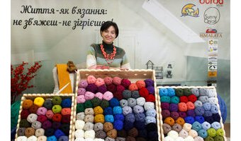 Світлана Долеско на закритті виставки «Тепла осінь», 29.10.2016 р.