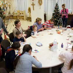 Фото з майстер-класу зі створення новорічної іграшки-янгола, що здійснює бажання, Наталія Тонкаль