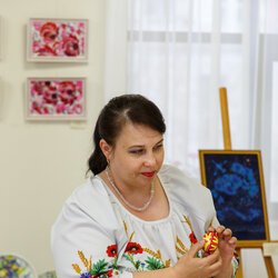 Фото з майстер-класу із писанкарства «Хвостики ластівки», Тетяна Коновал
