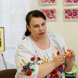 Фото з майстер-класу із писанкарства «Хвостики ластівки», Тетяна Коновал