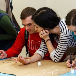Відкриття виставки «Філософія каліграфії», 12 січня 2018 р.