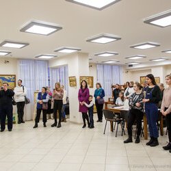 Відкриття виставки «…ЯК СОНЦЕ ЗАСТИГЛО У РАМІ», 9 лютого 2018 р.