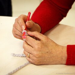 Фото з майстер-класу «В'язання гачком шарфу oversize», Олеся Вершигора