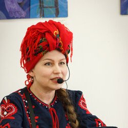 Лада Лузіна на лекції «Чари Івана Купала», 7 липня 2017 р.
