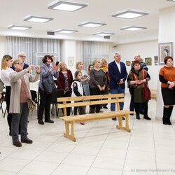 Відкриття виставки «Вишитий живопис Лідії Гончарук», 7 лютого 2018 р.