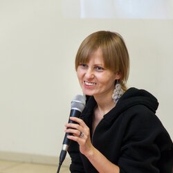 Katya Chilly на презентації проекту «Реалії українського шоу-бізнесу», 23 лютого 2018 р.
