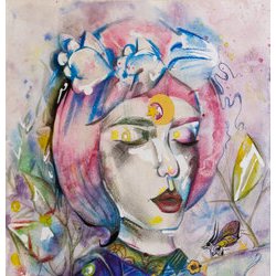 Автор: Марія Ляубе. Виставка «В душі я літаю», 23 - 25.12.2016 р.