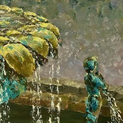 "Про вічне", 2020, полотно, олія, 40х40, Художник: Лариса Юзеф