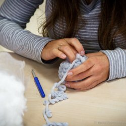 Фото з майстер-класу із в'язання гачком м'якої іграшки «Умка-Тед», Таміла Алексик