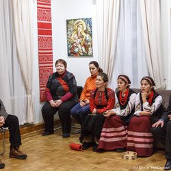 Виставка ікон О.Охапкіна «Від криниці родоводу» в Музеї Гетьманства, 10 січня 2019 р.