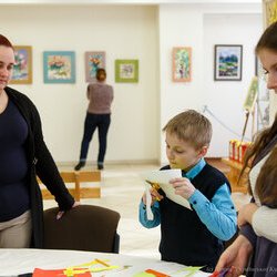 Фото з майстер-класу із виготовлення вітальної Великодньої листівки, Тетяна Анохіна, Юлія Кравчук