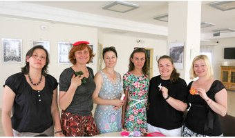 Колективне створення панно до «Теплої осені», 30 червня 2017 р.