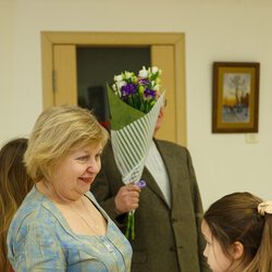 Відкриття виставки «Вишитий живопис Лідії Гончарук», 7 лютого 2018 р.