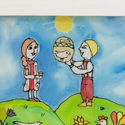 Автор: Ульяна Василенко. Виставка «Сонячний Великдень-2017», 8.04 – 6.05.2017 р.