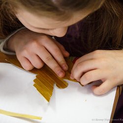 Фото з майстер-класу із виготовлення ангела з соломи, Ольга Денисюк