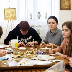 Фото з майстер-класу із виготовлення ангела з соломи, Ольга Денисюк