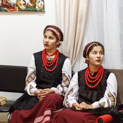 Виставка ікон О.Охапкіна «Від криниці родоводу» в Музеї Гетьманства, 10 січня 2019 р.