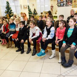 Фото з презентації дитячих новорічних книжок. Видавництво «Братське»